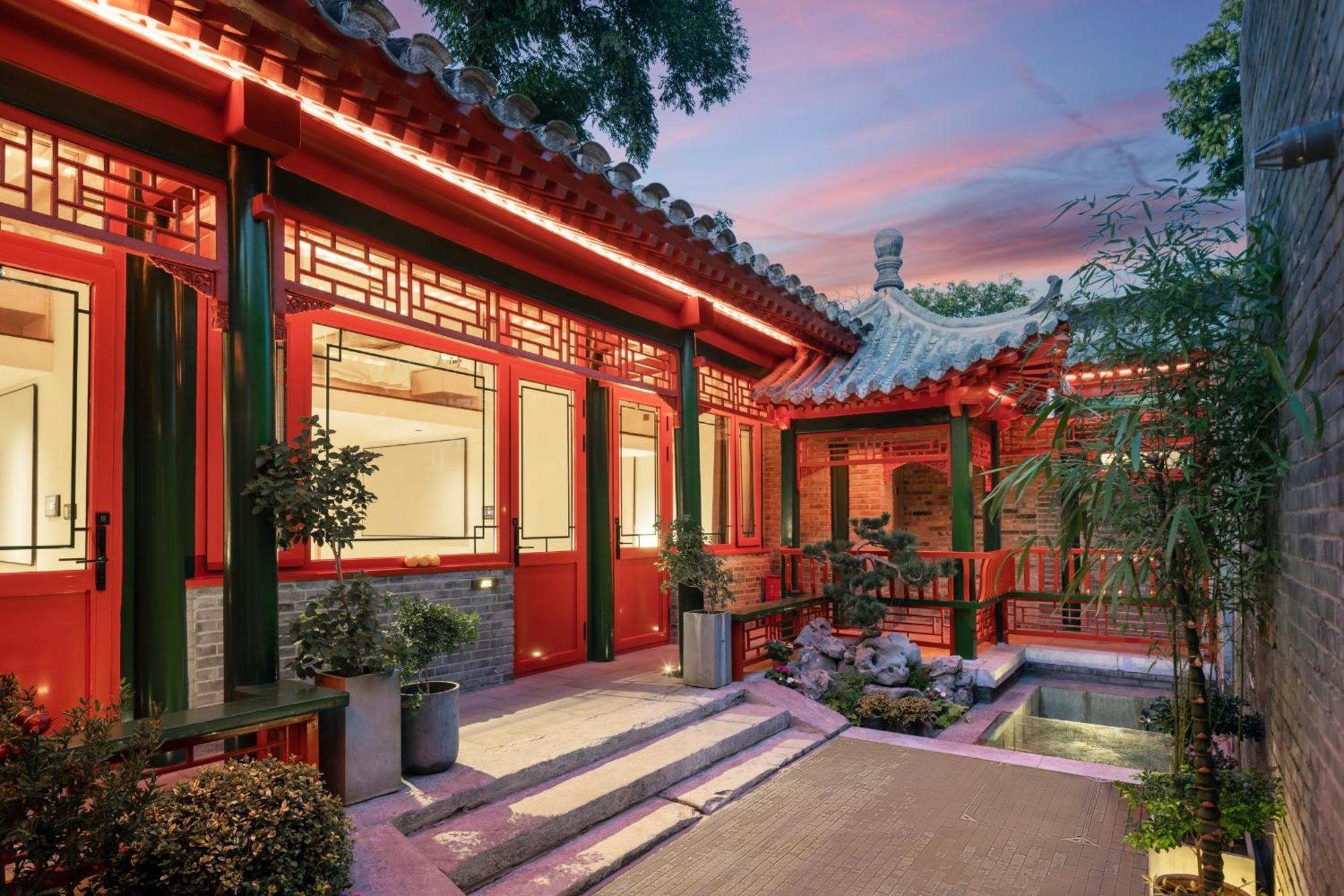 Xinxiang Yayuan Beijing Sihe Courtyard With Sky Garden Terrace Near Tiananmen Square Forbidden City Wangfujing Pedestrian Street And The Subway Екстер'єр фото