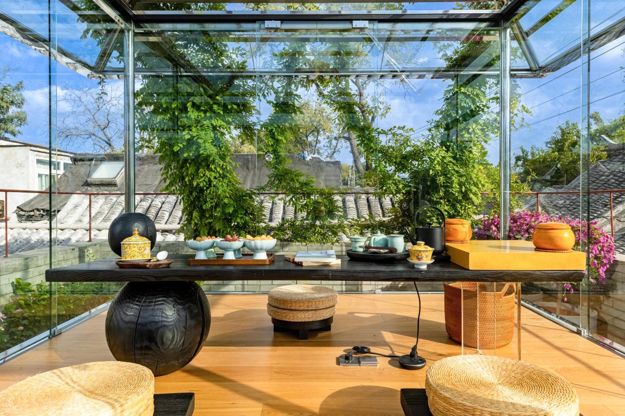 Xinxiang Yayuan Beijing Sihe Courtyard With Sky Garden Terrace Near Tiananmen Square Forbidden City Wangfujing Pedestrian Street And The Subway Екстер'єр фото