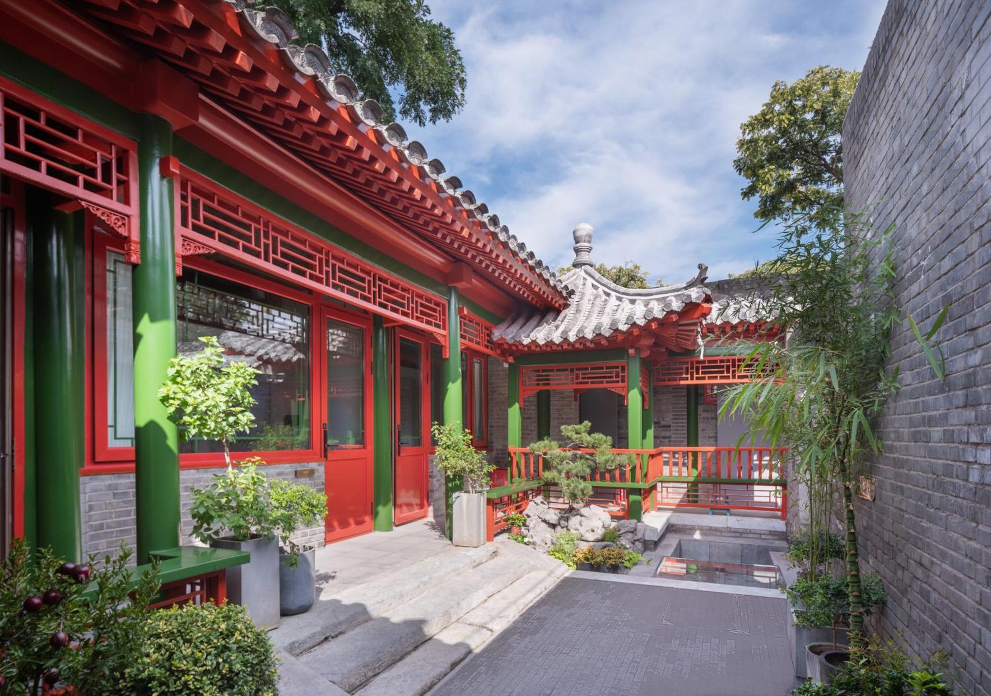Xinxiang Yayuan Beijing Sihe Courtyard With Sky Garden Terrace Near Tiananmen Square Forbidden City Wangfujing Pedestrian Street And The Subway Екстер'єр фото