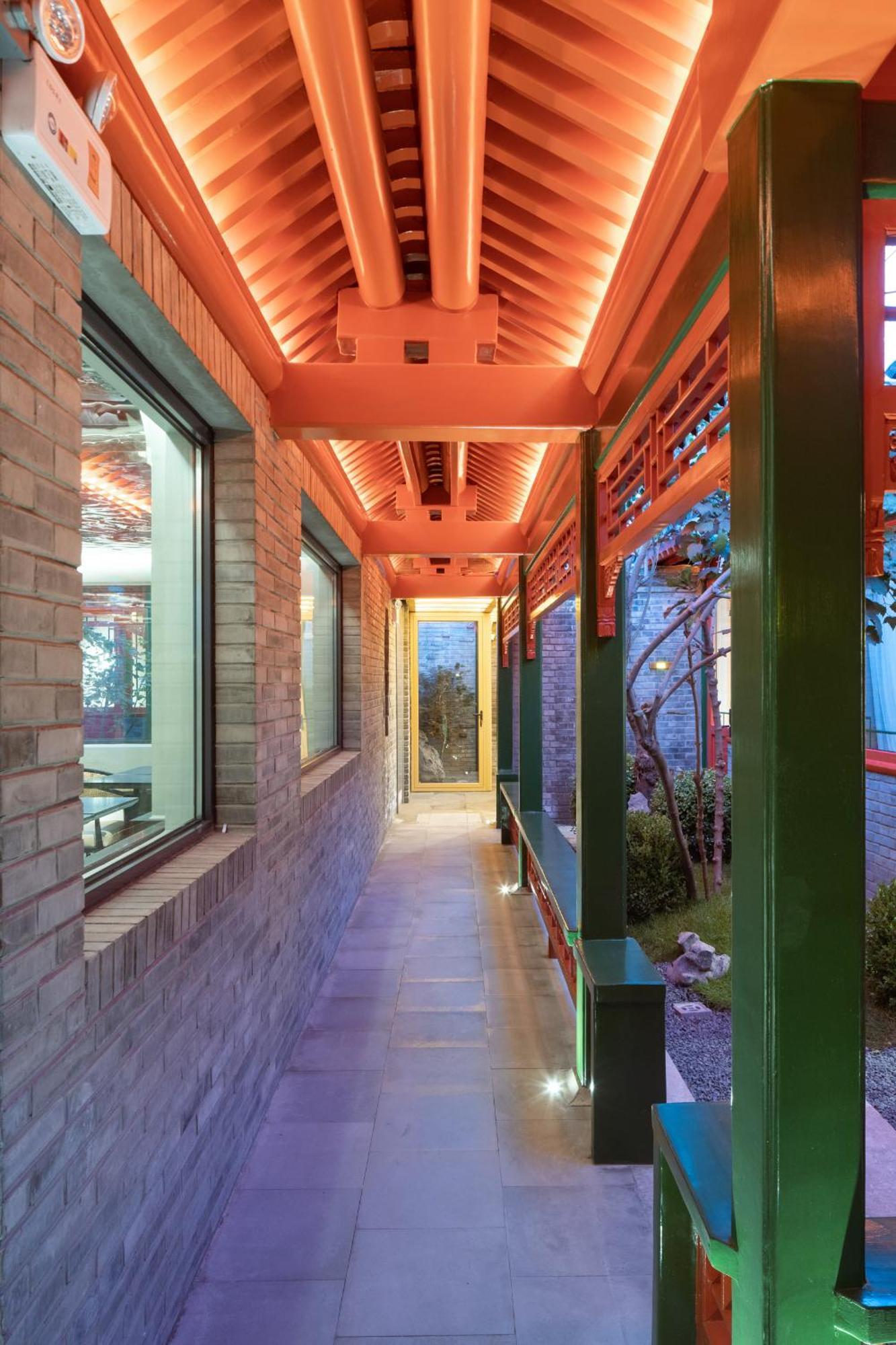 Xinxiang Yayuan Beijing Sihe Courtyard With Sky Garden Terrace Near Tiananmen Square Forbidden City Wangfujing Pedestrian Street And The Subway Екстер'єр фото