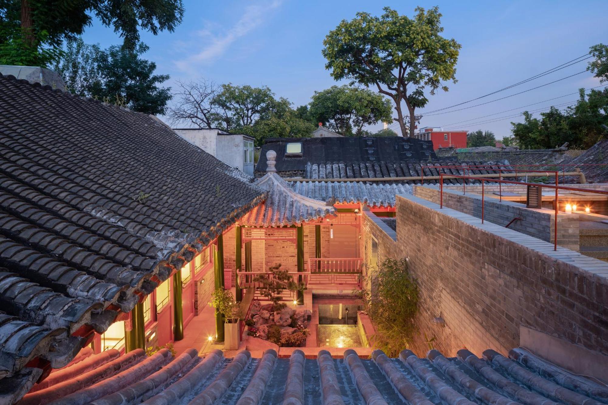 Xinxiang Yayuan Beijing Sihe Courtyard With Sky Garden Terrace Near Tiananmen Square Forbidden City Wangfujing Pedestrian Street And The Subway Екстер'єр фото