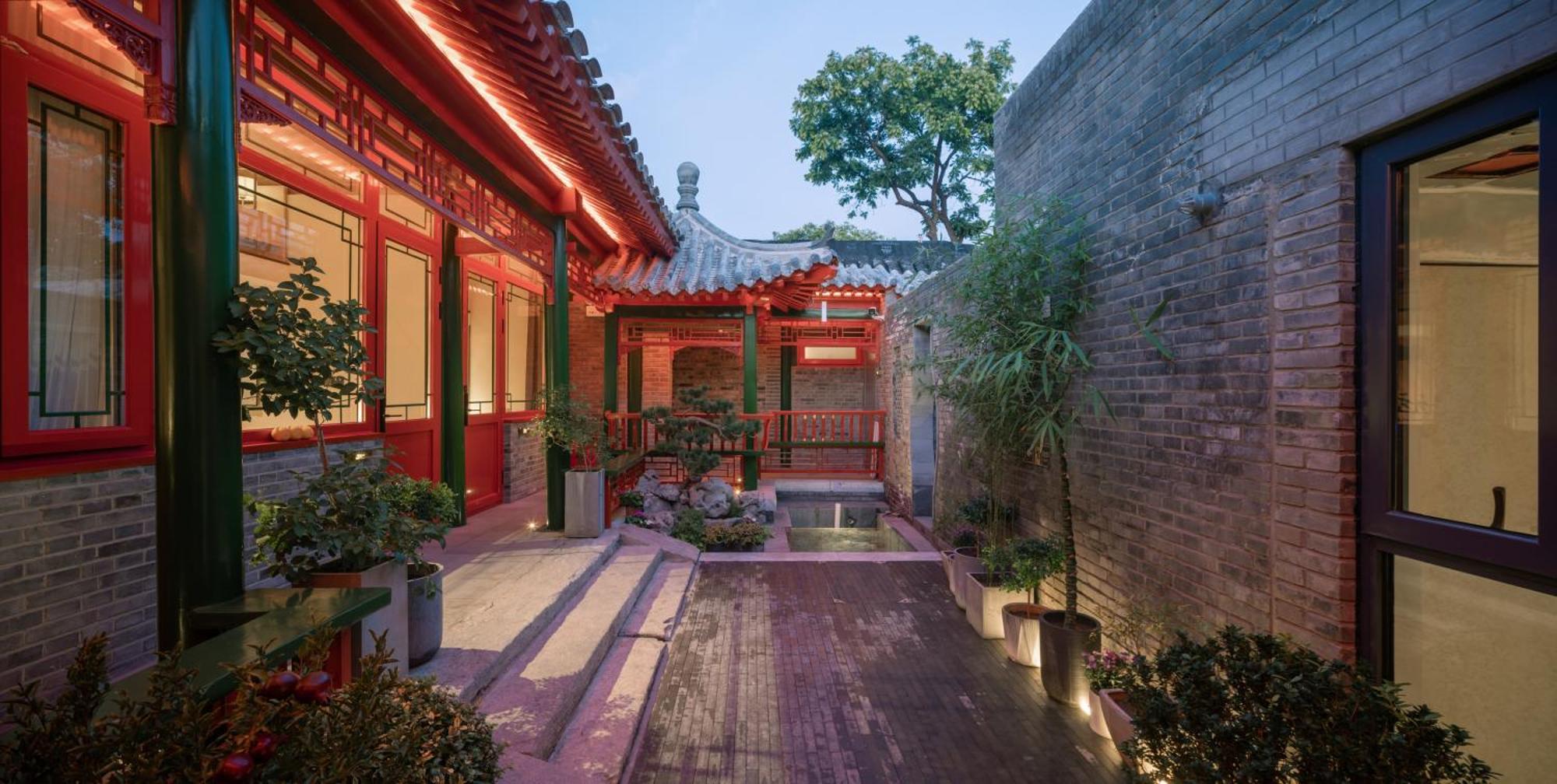 Xinxiang Yayuan Beijing Sihe Courtyard With Sky Garden Terrace Near Tiananmen Square Forbidden City Wangfujing Pedestrian Street And The Subway Екстер'єр фото